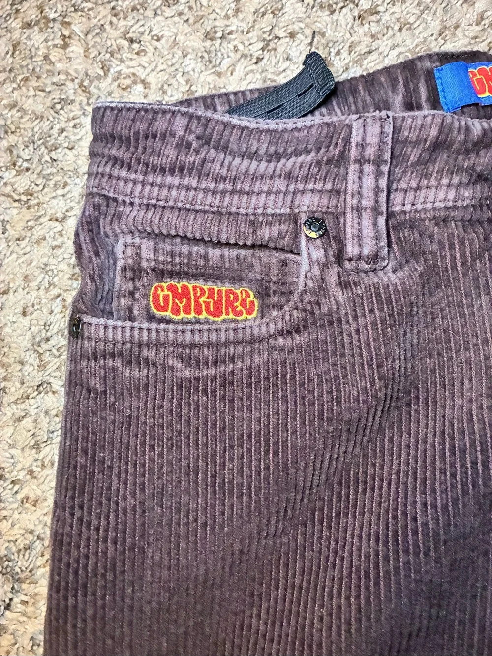 Men's Brown Corduroy Pants - Classic Straight Fit